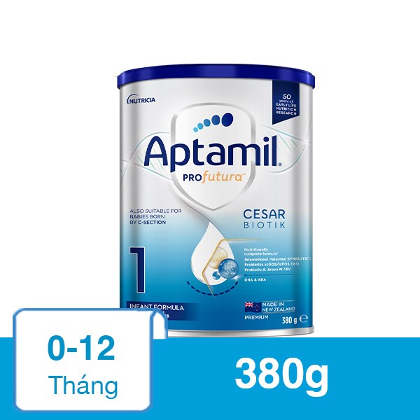 Sữa Bột Aptamil Profutura Cesarbiotik Số 1 380G (0 – 12 Tháng)