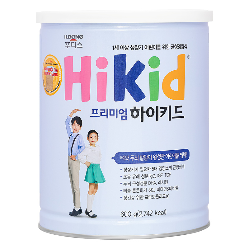 Sữa bột Hikid Premium 600g (1 - 9 tuổi)