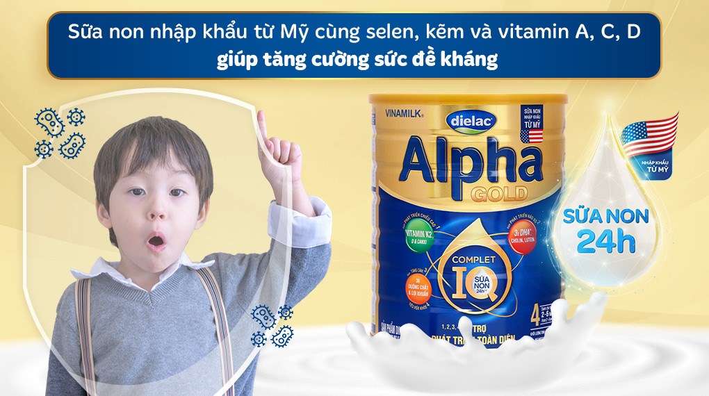 Sữa bột Dielac Alpha Gold IQ số 4