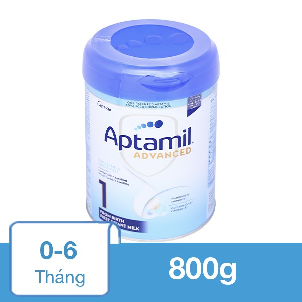 Sữa Bột Aptamil Anh Advanced Số 1 800G (0 - 6 Tháng)