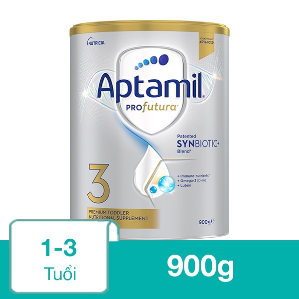 Sữa Bột Aptamil Úc Profutura Số 3 900G (1 - 3 Tuổi)