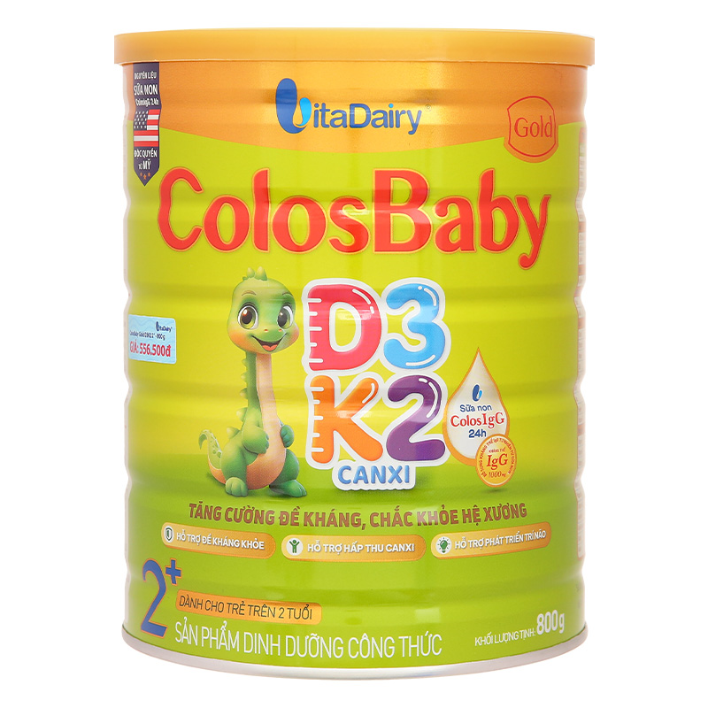 Sữa bột ColosBaby Gold D3K2 2+
