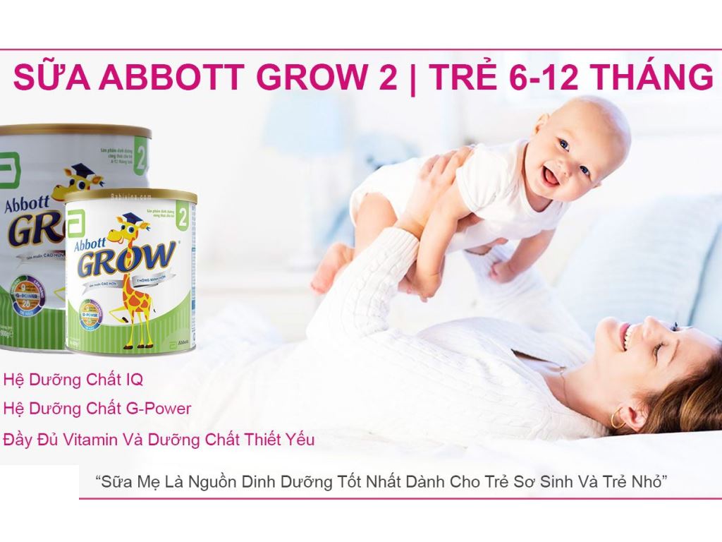 Sữa bột Abbott Grow số 2 lon 900g 2