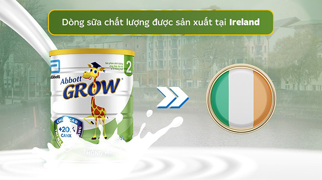Xuất xứ - DHA - Sữa bột Abbott Grow số 2 hương vani 900g