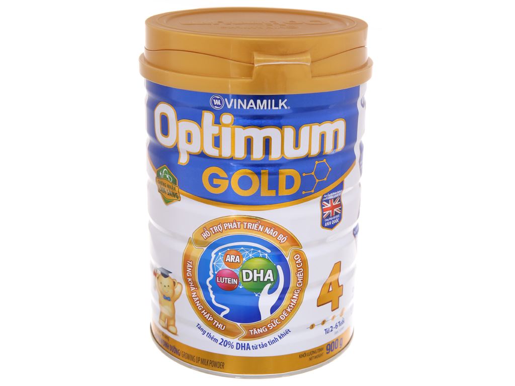 Sữa bột Optimum Gold 4 lon 900g giá tốt tại Bách hoá XANH