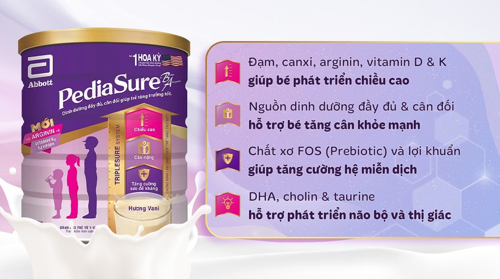 Sữa bột Abbott PediaSure BA-1