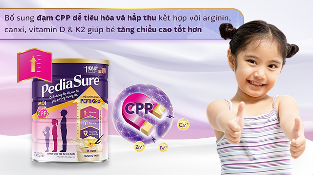 Bổ sung CPP, canxi, arginin, vitamin K2 và D