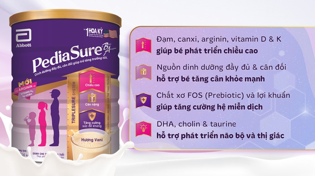 Sữa bột Abbott PediaSure BA-1