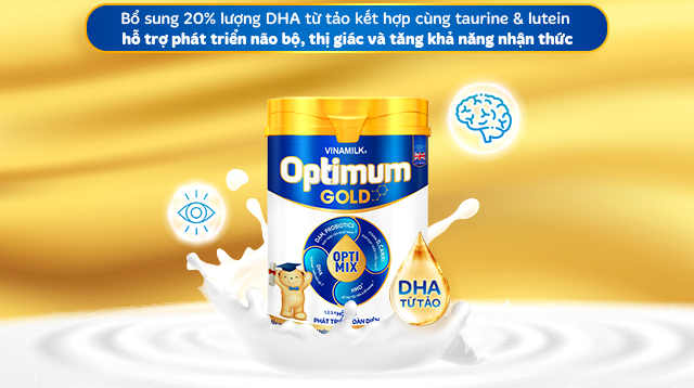 Sữa bột Vinamilk Optimum Gold số 1 400g (0 - 6 tháng) - DHA