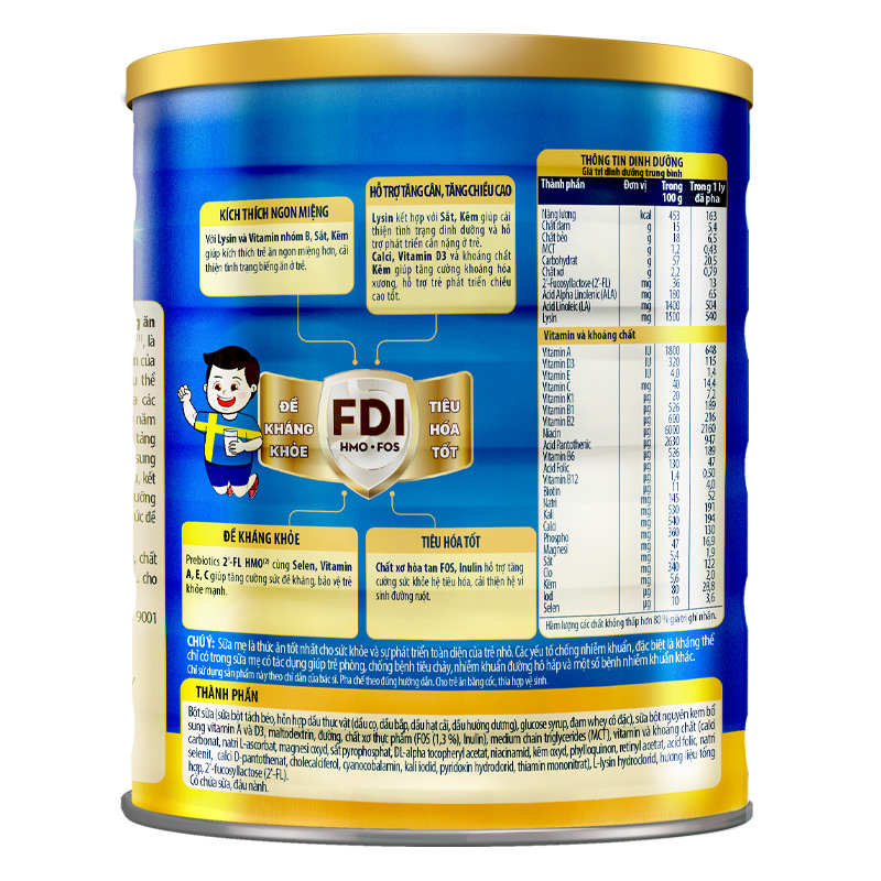 Sữa bột Nutifood GrowPLUS+ xanh 1+ hương vani 1.5 kg (1 - 2 tuổi) giúp tăng cân 4