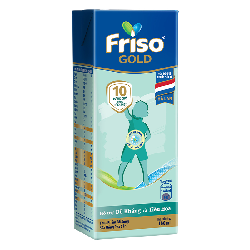 Thùng 48 hộp sữa pha sẵn Friso Gold hương vani 180 ml (từ 1 tuổi) 13