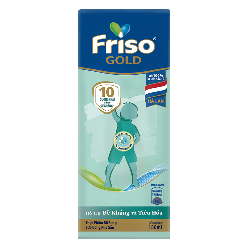 Thùng 48 hộp sữa pha sẵn Friso Gold hương vani 180 ml (từ 1 tuổi) 15