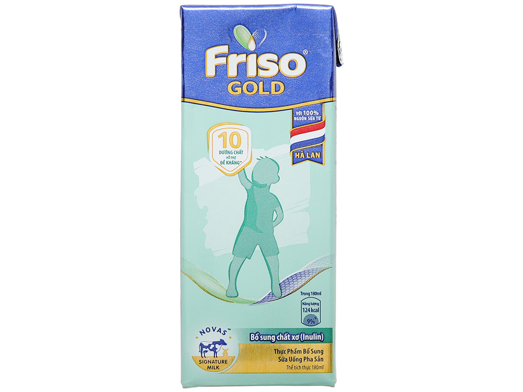Thùng 48 hộp sữa uống dinh dưỡng Friso Gold vani hộp 180ml 8
