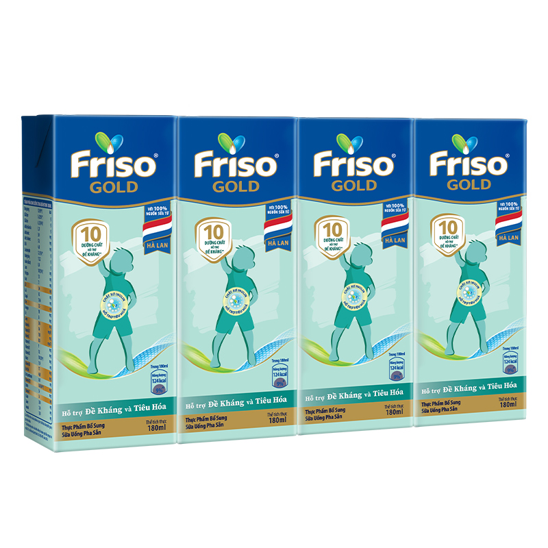 Thùng 48 hộp sữa pha sẵn Friso Gold hương vani 180 ml (từ 1 tuổi) 3