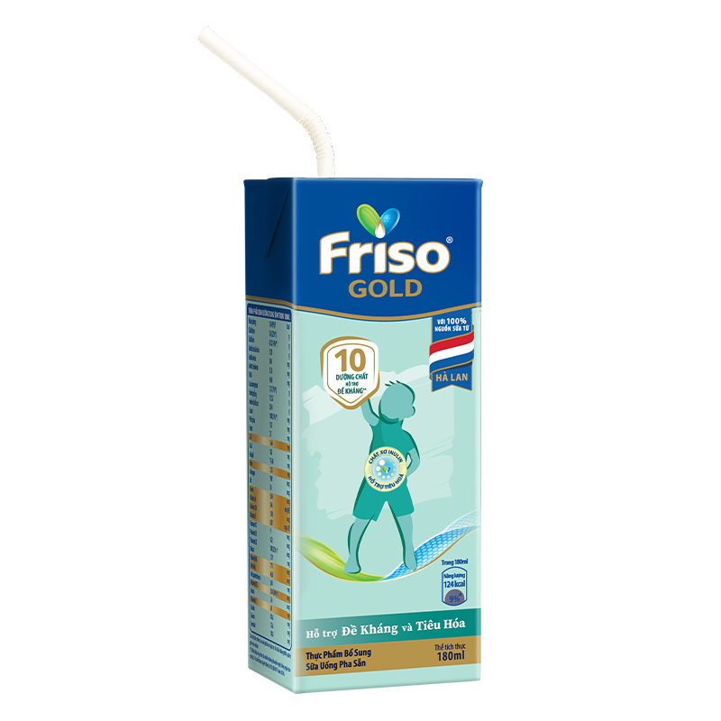 Thùng 48 hộp sữa pha sẵn Friso Gold hương vani 180 ml (từ 1 tuổi) 5