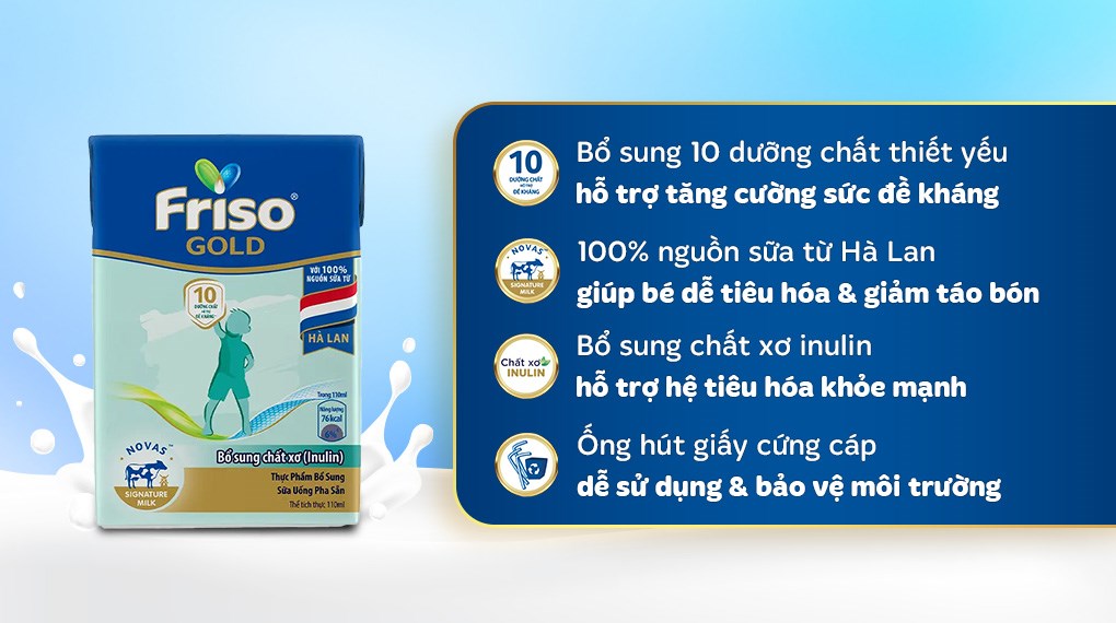 Lốc 4 hộp sữa pha sẵn Friso Gold-1
