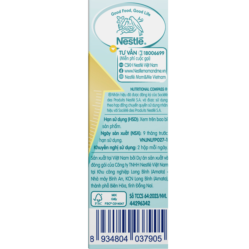 Lốc 4 hộp sữa pha sẵn Nestlé NAN Grow 180 ml (từ 1 tuổi) 8
