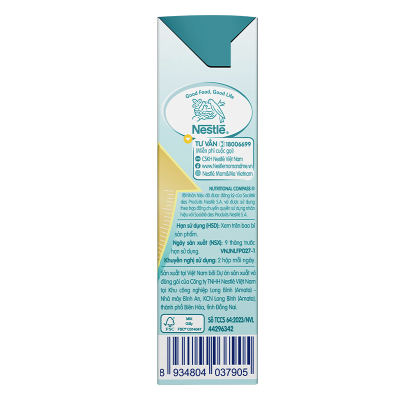 Lốc 4 hộp sữa pha sẵn Nestlé NAN Grow 180 ml (từ 1 tuổi) 6