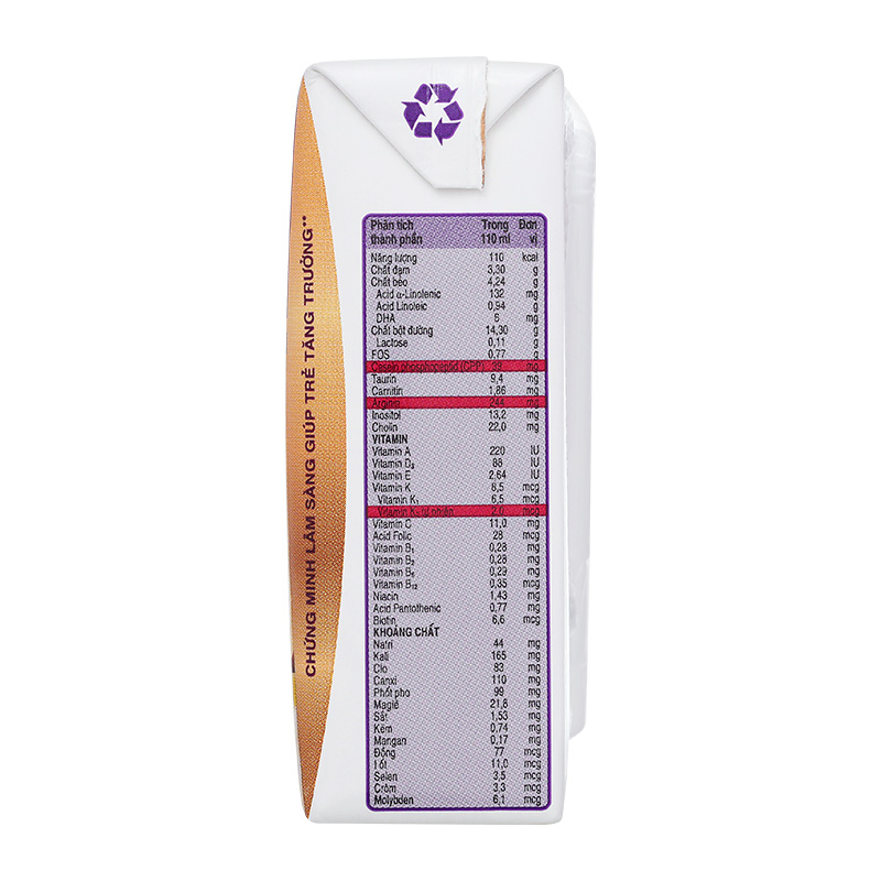 Lốc 4 hộp sữa pha sẵn Abbott PediaSure hương vani 110 ml (1 - 10 tuổi) 25