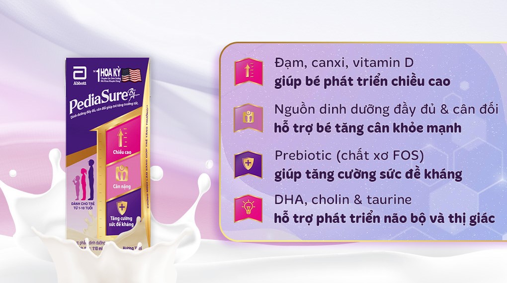 Lốc 4 hộp sữa pha sẵn PediaSure-1