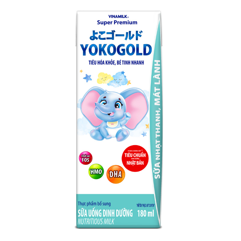 Combo 2 thùng 48 hộp sữa pha sẵn YokoGold 180 ml (từ 1 tuổi) 6