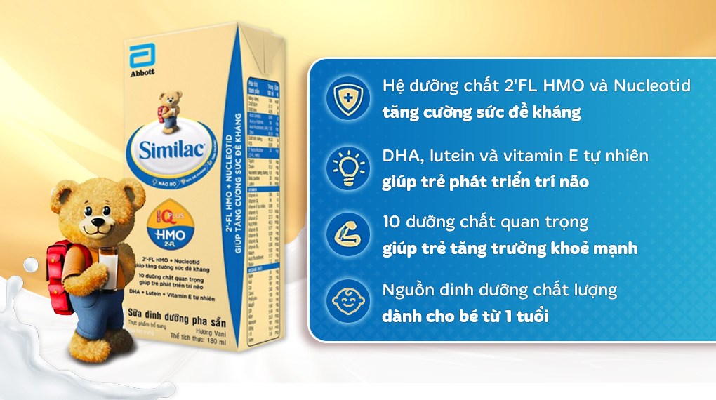 Lốc 4 hộp sữa pha sẵn Similac-1
