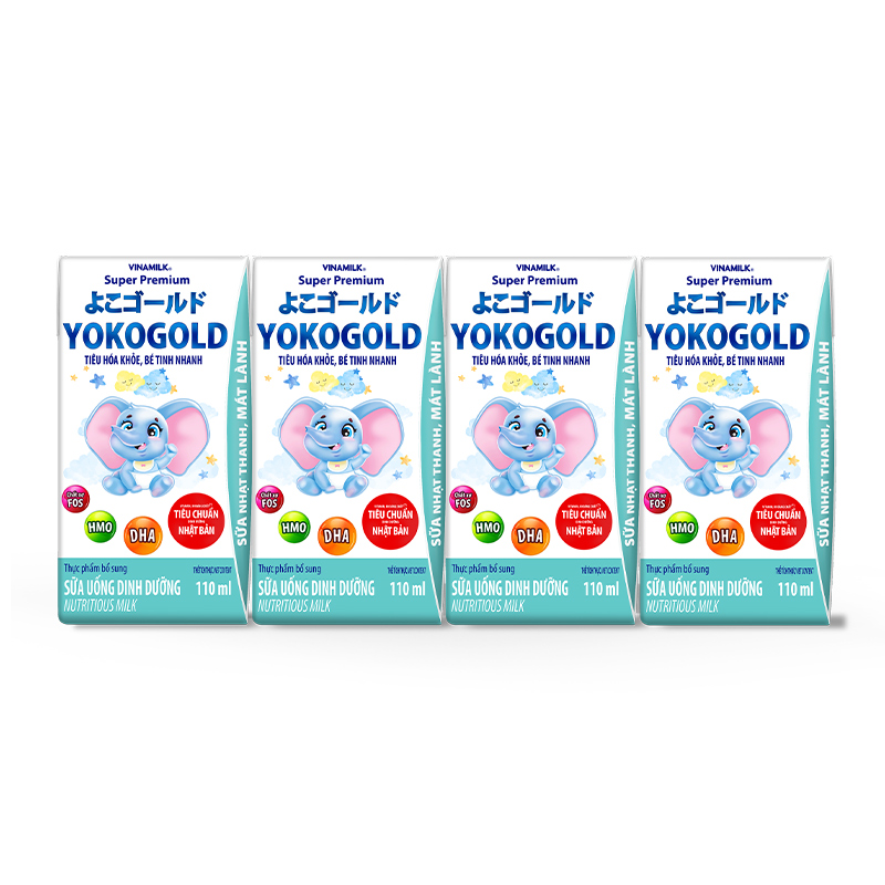 Combo 2 thùng 48 hộp sữa pha sẵn YokoGold hộp 110 ml (từ 1 tuổi) 14