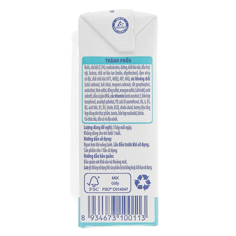 Combo 2 thùng 48 hộp sữa pha sẵn YokoGold hộp 110 ml (từ 1 tuổi) 20