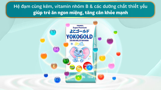 Hệ đạm và vitamin nhóm B giúp bé ăn ngon