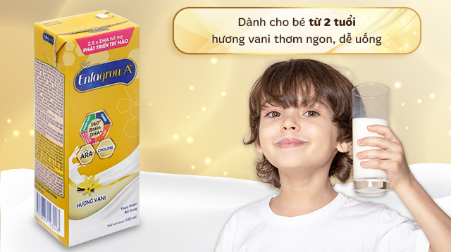 Sữa pha sẵn Enfagrow A+ 360° Brain DHA+ hương vani - Độ tuổi Sữa pha sẵn Enfagrow A+ 360° Brain DHA+ hương vani - Độ tuổi