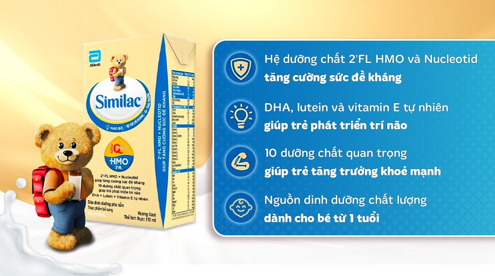 Lốc 4 hộp sữa pha sẵn Similac-1