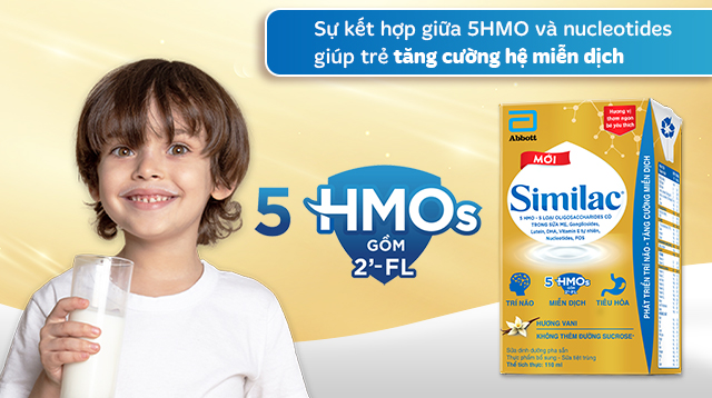 Tăng cường miễn dịch - Lốc 4 hộp sữa pha sẵn Similac hương vani 110 ml (từ 1 tuổi)
