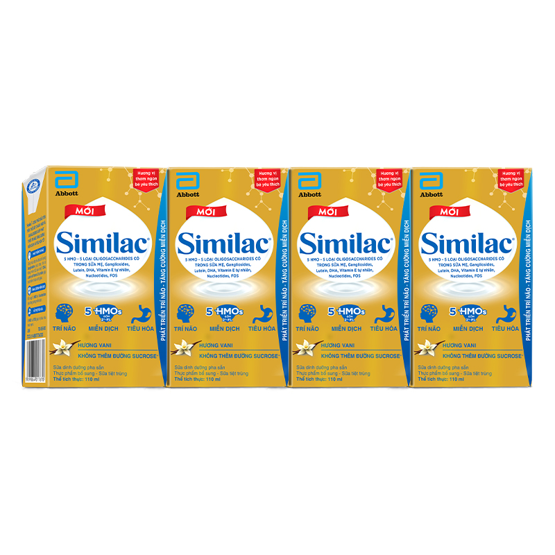 Combo 2 thùng 48 hộp sữa pha sẵn Similac hương vani 110 ml (từ 1 tuổi) 5