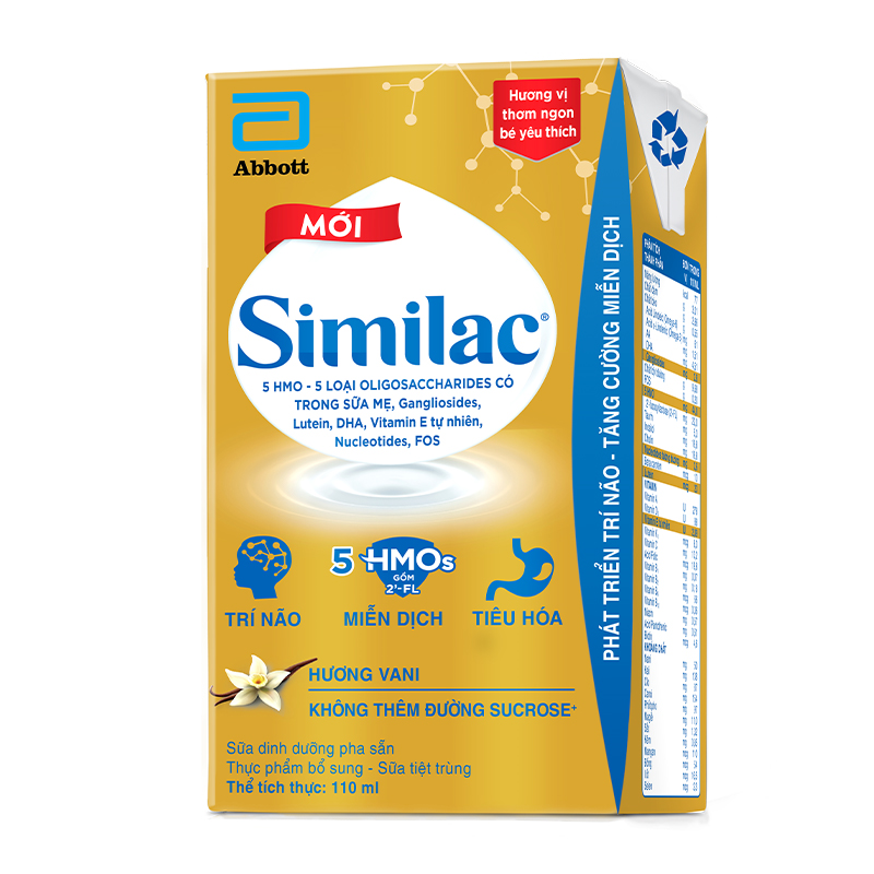 Combo 2 thùng 48 hộp sữa pha sẵn Similac hương vani 110 ml (từ 1 tuổi) 7