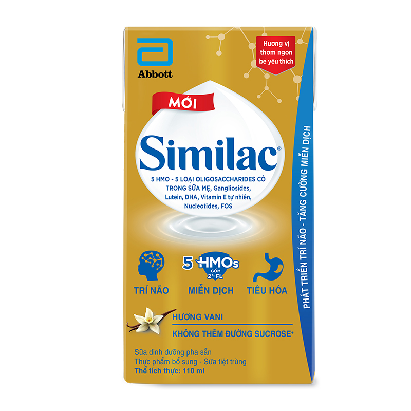 Combo 2 thùng 48 hộp sữa pha sẵn Similac hương vani 110 ml (từ 1 tuổi) 8