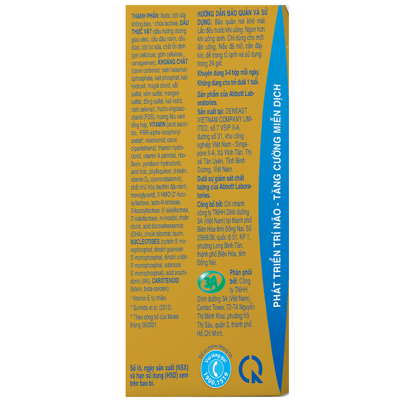 Combo 2 thùng 48 hộp sữa pha sẵn Similac hương vani 110 ml (từ 1 tuổi) 10