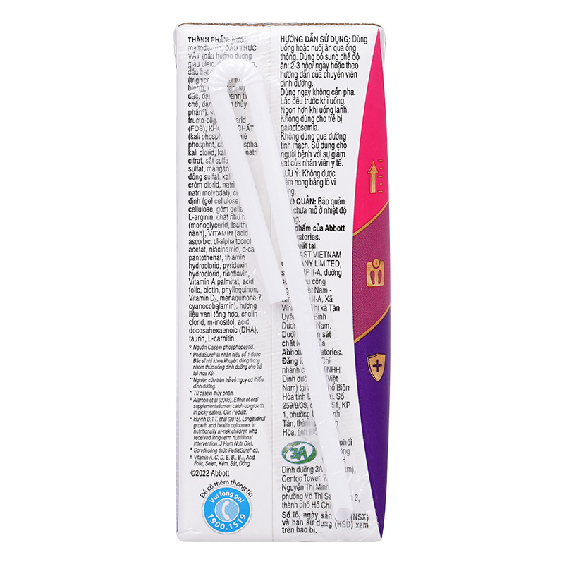 Thùng 48 hộp sữa pha sẵn Abbott PediaSure hương vani 180 ml (1 - 10 tuổi) - Giao bao bì ngẫu nhiên 11