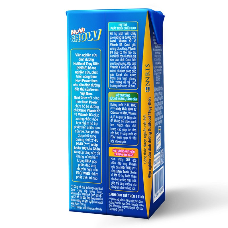 Thùng 48 hộp sữa pha sẵn Nutifood NuVi Grow 180 ml (từ 2 tuổi) 14