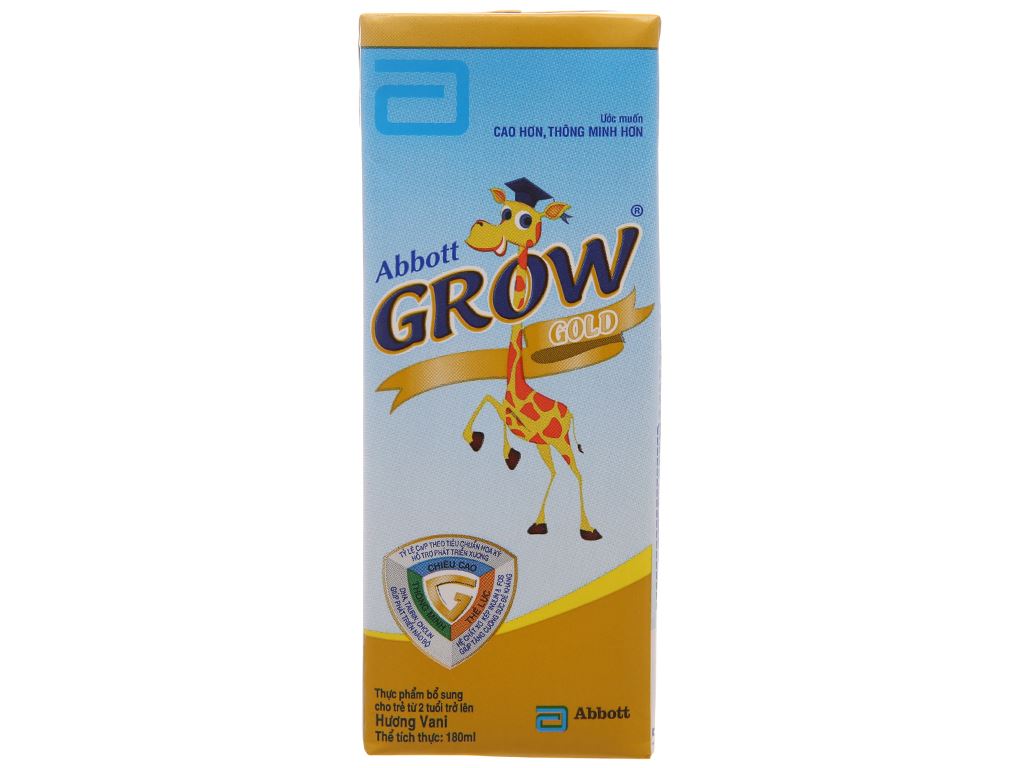 Sữa bột pha sẵn Abbott Grow Advance vani 180ml 3