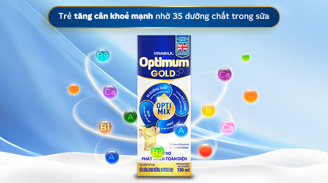 Sữa pha sẵn Optimum Gold 180 ml (từ 1 tuổi) - 35 dưỡng chất