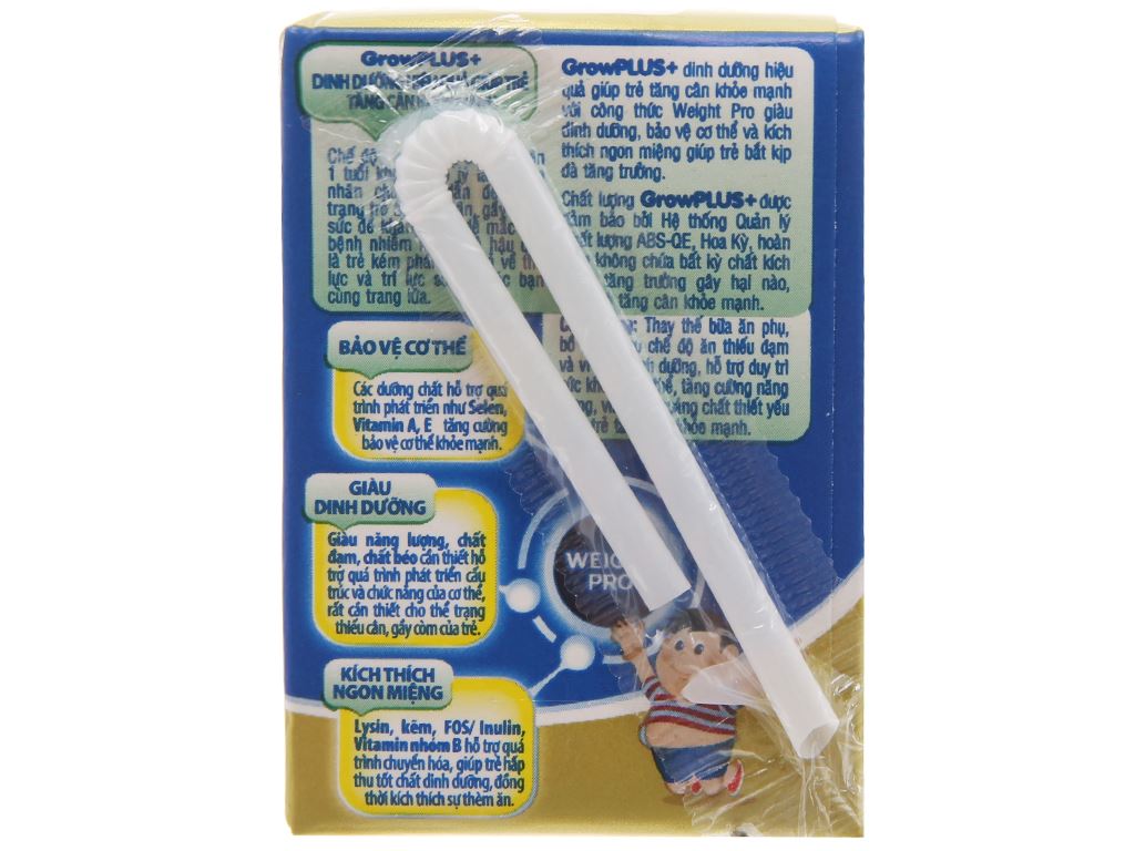 Lốc 4 hộp sữa pha sẵn Nutifood GrowPLUS+ 110 ml cho trẻ biếng ăn (từ 1 tuổi) 4