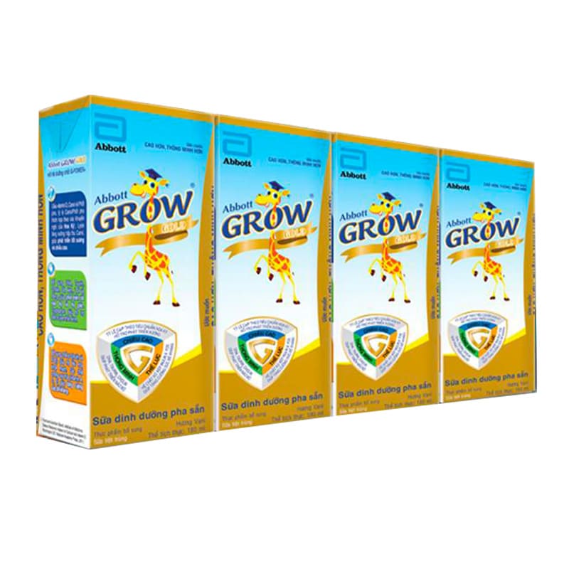 Combo 2 thùng 48 hộp sữa pha sẵn Abbott Grow Gold hương vani 180 ml (từ 1 tuổi) - Giao bao bì ngẫu nhiên 39