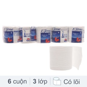 10 cuộn giấy vệ sinh Elène 3 lớp