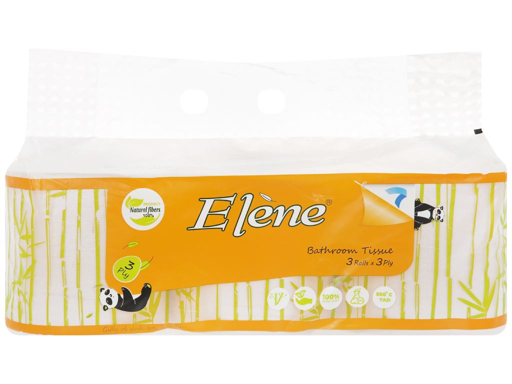 3 cuộn giấy vệ sinh Elène 3 lớp 1