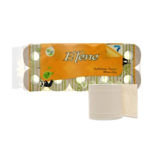 10 cuộn giấy vệ sinh tre Elène 3 lớp