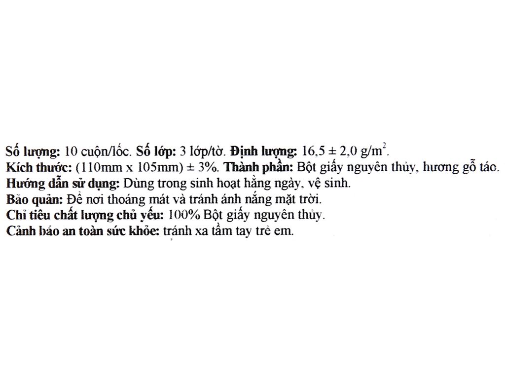 10 cuộn giấy vệ sinh Tempo hương gỗ táo 3 lớp 5