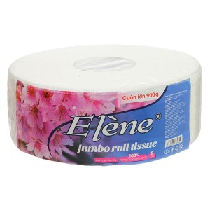 Giấy vệ sinh Jumbo Elène 2 lớp 900g