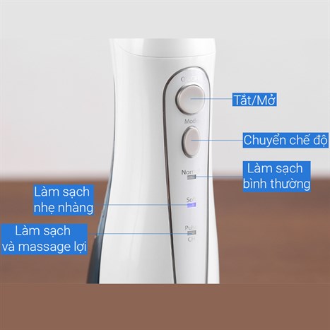 Máy tăm nước cầm tay Rapido RWF-150 Màu Trắng