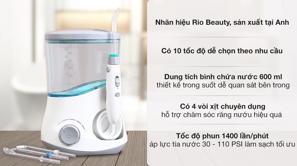 Máy tăm nước gia đình Rio Beauty DCIC
