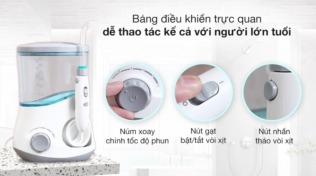 Máy tăm nước gia đình Rio Beauty DCIC